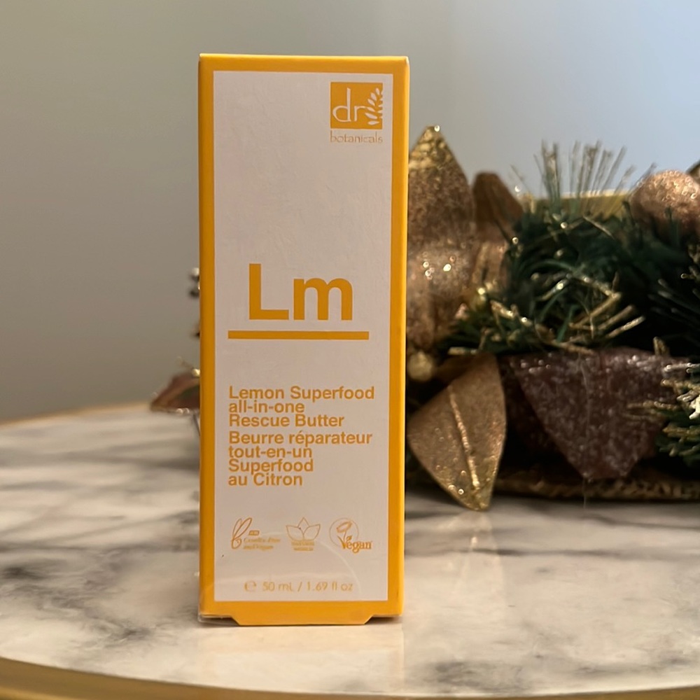 NEW Dr. Botanicals Lemon Superfood Rescue Butter